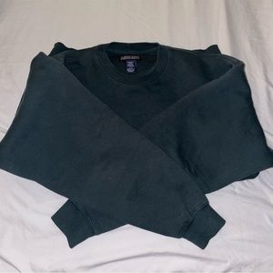 Lands End Green Crew Neck